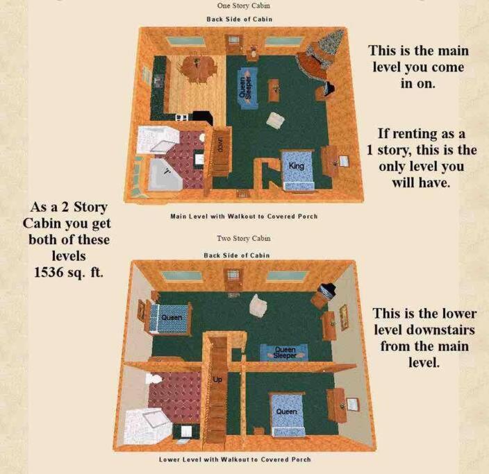Secluded Cabin In The Woods! 1 Story Villa Eureka Springs Luaran gambar